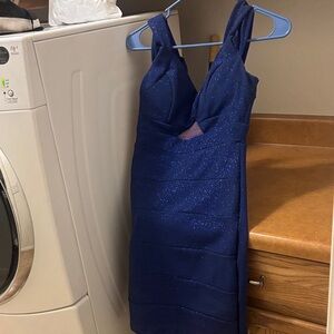 Honey and Rosie Blue Sparkle Dress